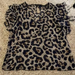 Leopard blouse